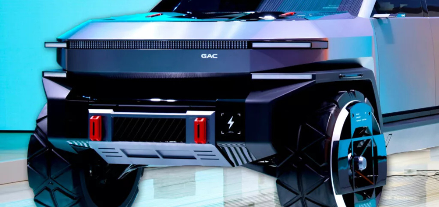 Read more about the article GAC 01 Pickup Concept Revealed: A Futuristic Blend of Hummer Strength and Cybertruck Style